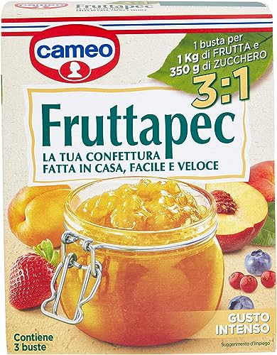 Cameo Fruttapec 3:1 per Confetture, 2 Bustine da 25 g, 50 g