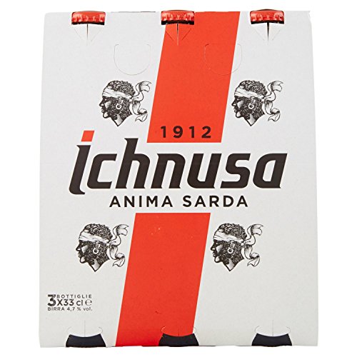 Ichnusa Birra in Bottiglia - Pacco da 3 x 330 ml