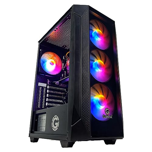 Golook • PC Fisso Gaming LED RGB • Intel i5 • 16GB RAM • 480GB SSD • Nvidia GT730 4GB DDR3 • WiFi • Windows 11 Pro X64 • Computer • Scheda Video Dedicata